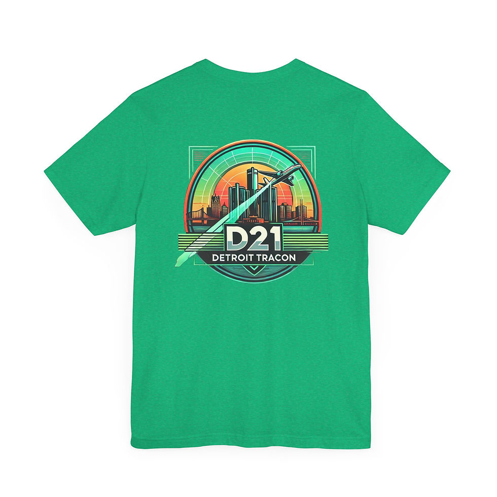 Thumbnail: Detroit (D21) TRACON Air Traffic Control T-Shirt