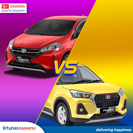 Harga Selisih Sedikit, Pilih All New Sirion R CVT atau Rocky 1.2 X CVT?