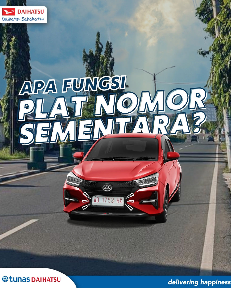 Apa Fungsi Plat Nomor Sementara?