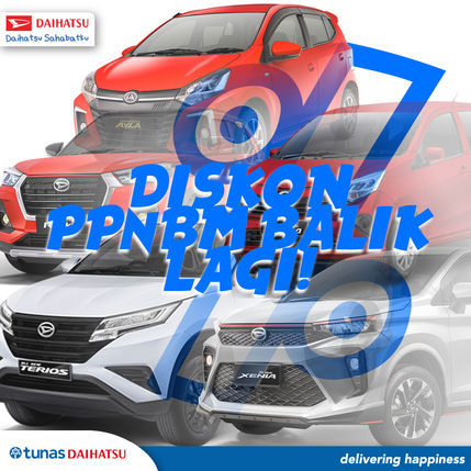 Daftar Mobil Daihatsu yang mendapat Relaksasi PPnBM 2022
