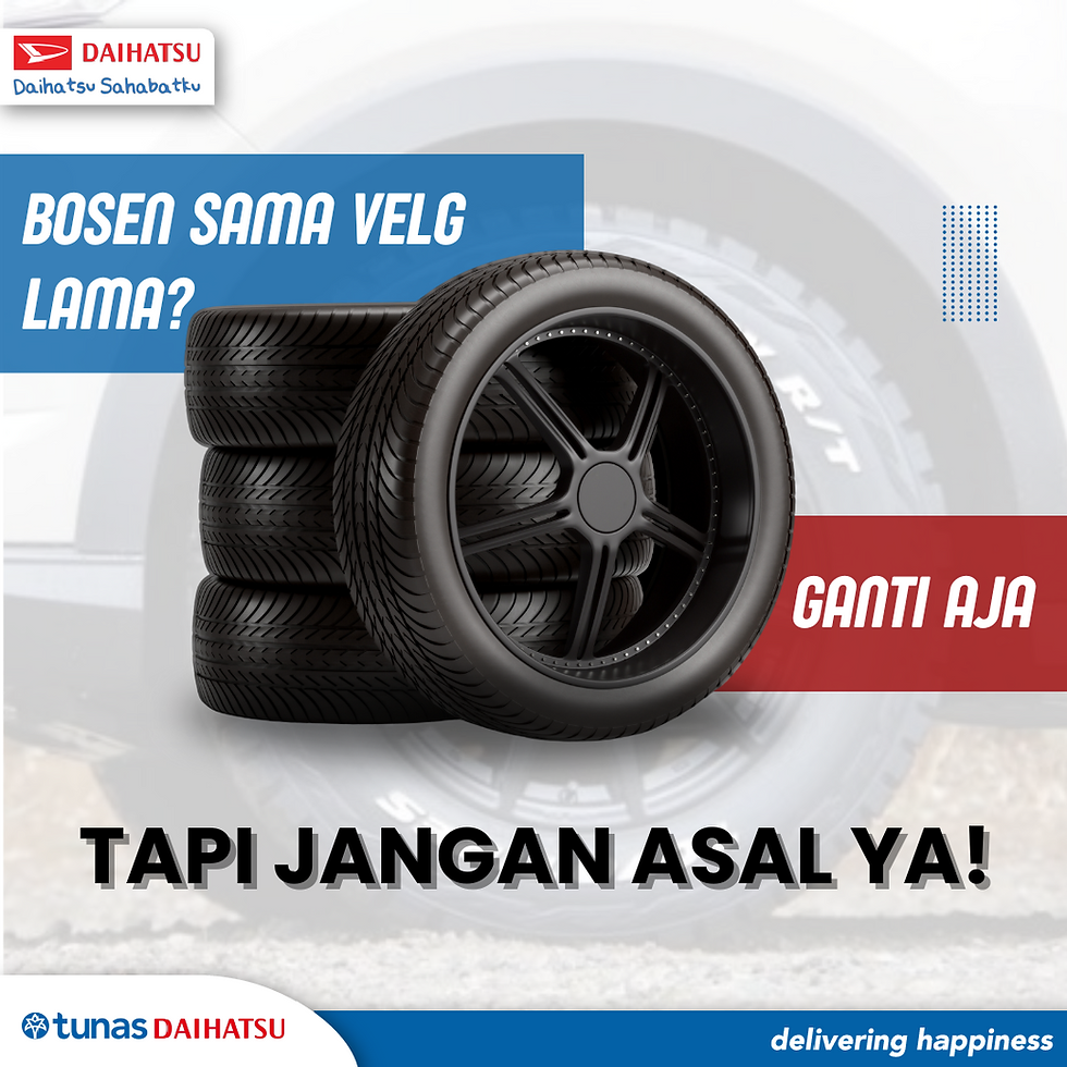 Ganti velg boleh saja dilakukan selama mengikuti saran dari ahlinya