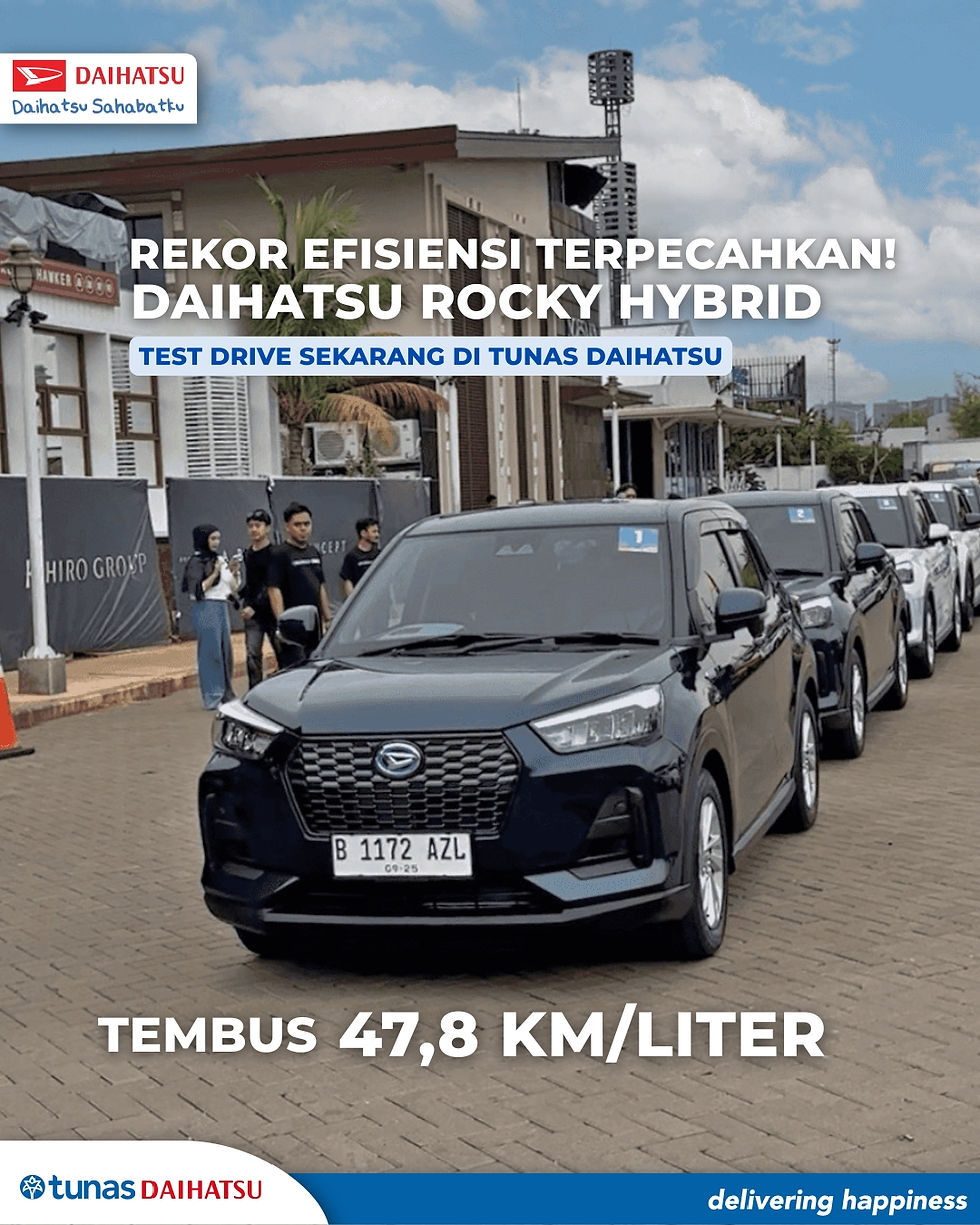 Efisiensi Fantastis Daihatsu Rocky Hybrid: Tembus 47,8 Km/Liter dengan Teknologi Baterai Mutakhir!