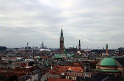 Copenhaga - vista da Torre Redonda