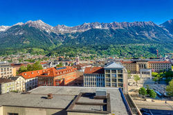 Innsbruck vista do meu quarto