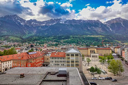 Innsbruck vista do meu quarto