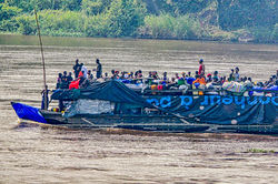 tráfego do Rio Congo