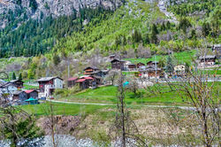 viajando pelos Alpes