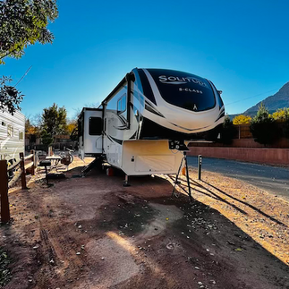 RV at Zion Canyon Campground