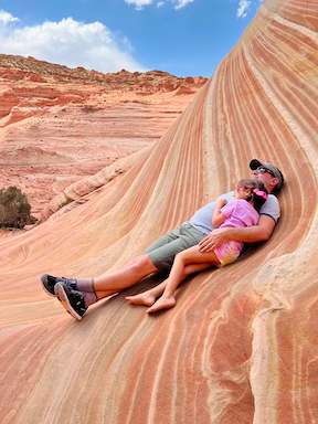 The Wave, Arizona with kids