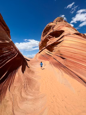 The Wave, Arizona with kids