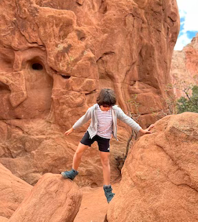 Boy at Garden of the Gods