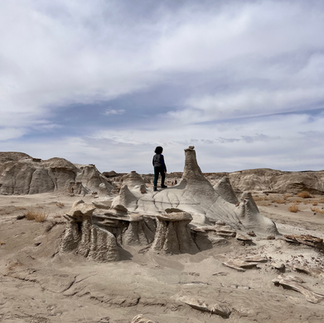 Boy at Bisti Badlands