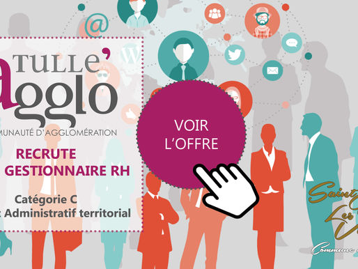 TULLE AGGLO RECRUTE UN(E) GESTIONNAIRE RH