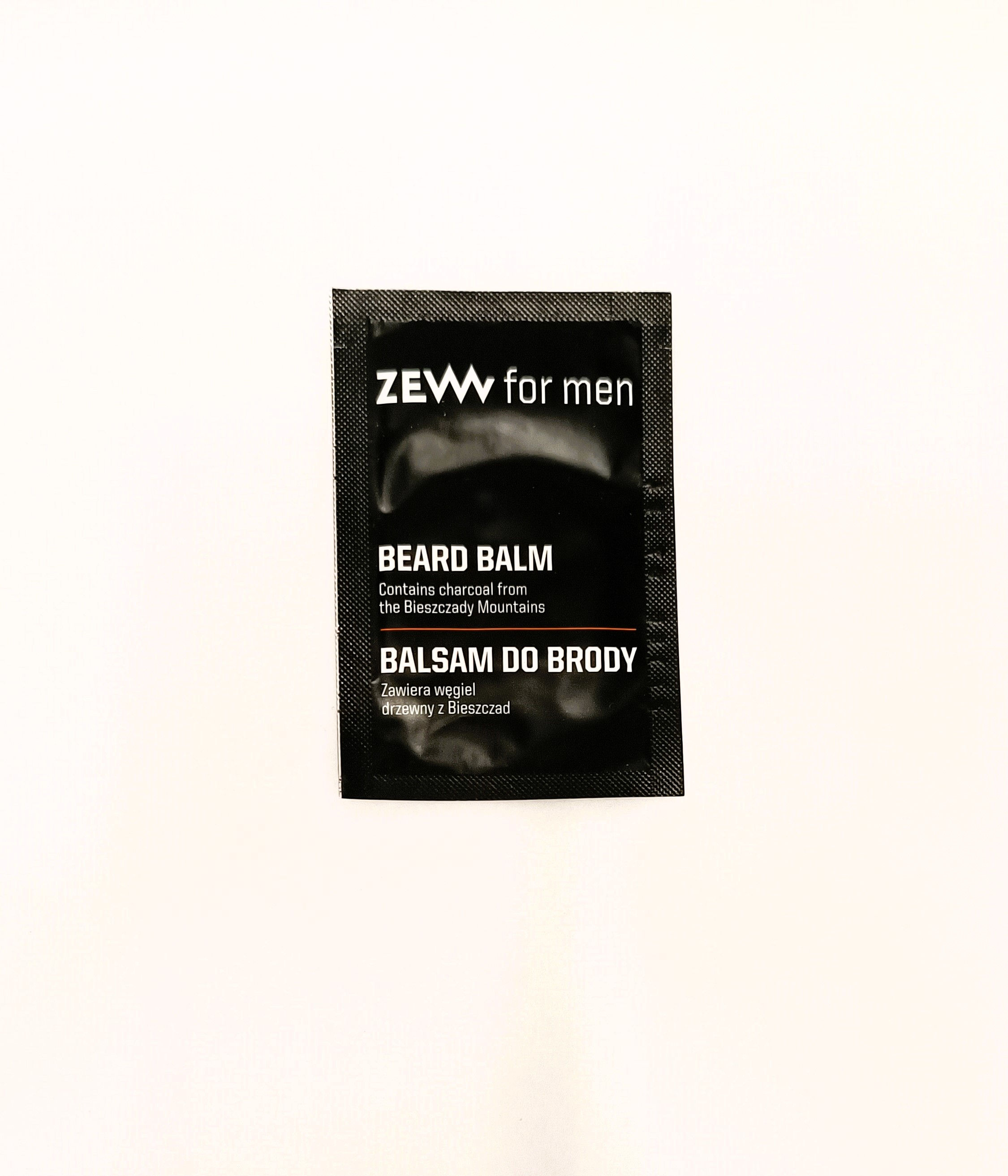 Zew For Men Beard Balm with Charcoal Sample