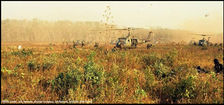 3rd Battalion, 187th Infantry Soldiers in the field during Chopper Insertion