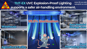 THT-EX AHU 與 HVAC 專用防爆 UVC 殺菌燈 | UVC 殺菌也需要防爆安全
