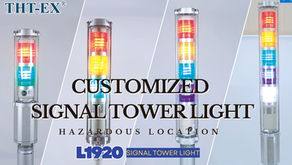 THT-EX L1920 Custom Explosion-Proof Tower Light|Color, Cable Length & Buzzer CustomizationEvery light means safety.