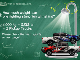 How Much Weight Can Our Lighting Stanchion Withstand?