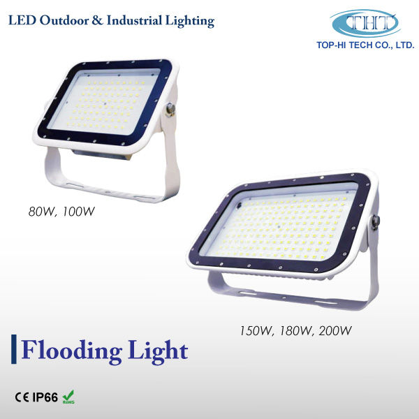 LED Flooding Light, Waterproof LED Light, 80W to 200W Industrial LED Light