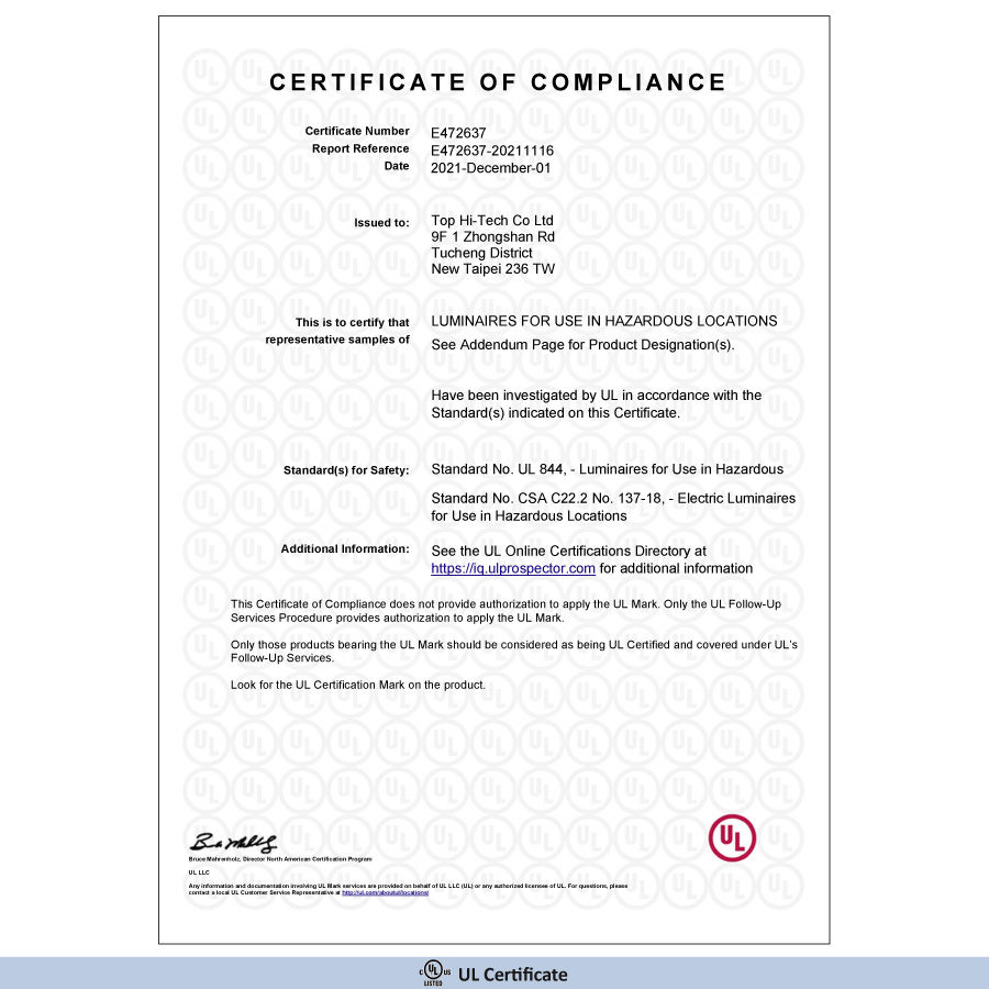 Thumbnail: Explosion Proof LED Light_L2102_THT-EX UL 