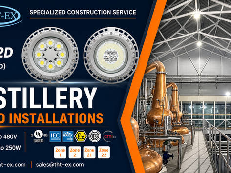 THT-EX Field Installation at Nantou Distillery|Explosion-Proof Lighting & Emergency Safety Integration