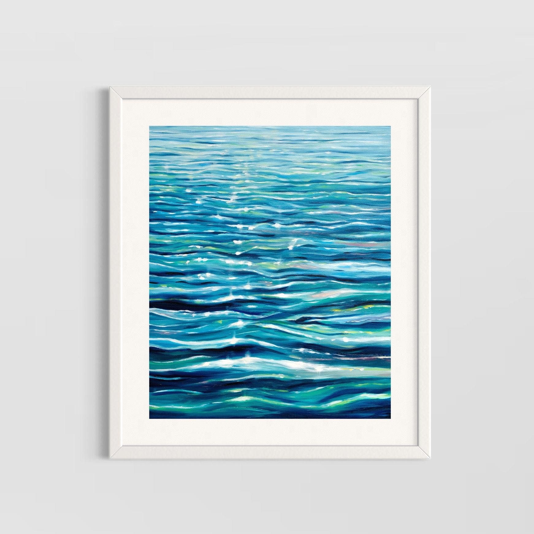 Dancing Light - Embellished Giclée Print