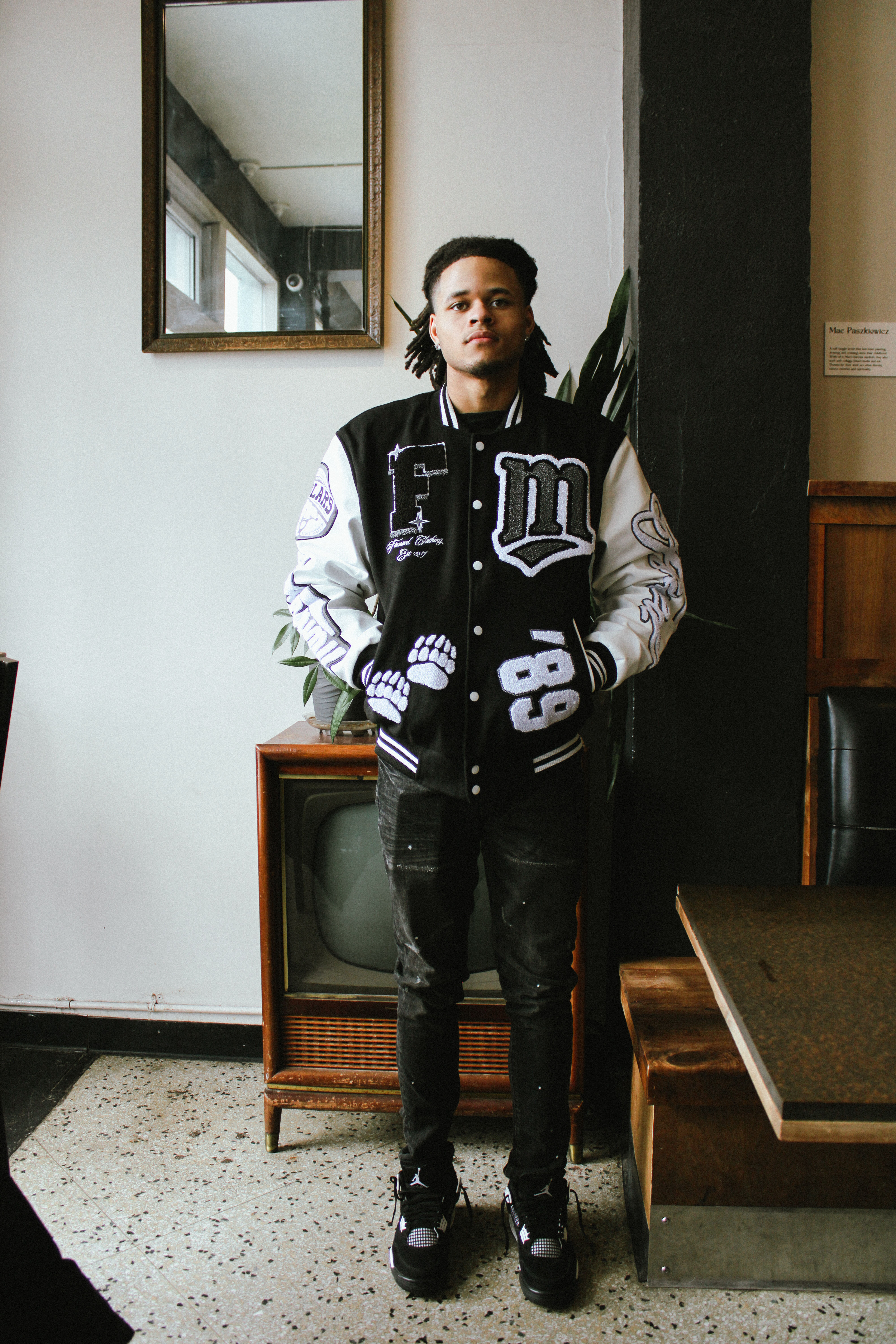 Polar Varsity Jacket Black 