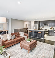 Interior living room designed by Casa Marcela in Hamilton, Ontario