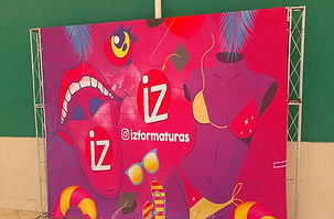 estrutura bagdrop Q15 para banners.