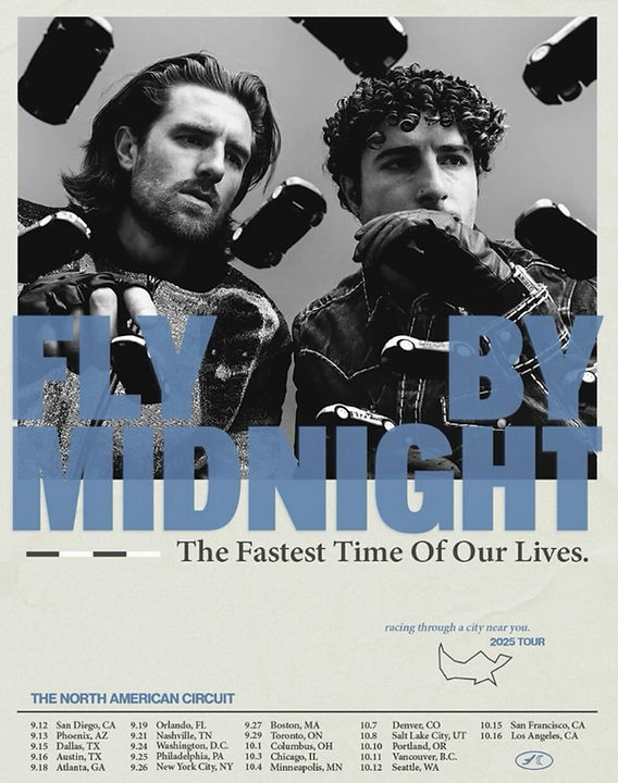 Fly By Midnight Announce North American Tour, The Fastest Time Of