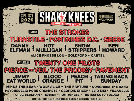 Shaky Knees Festival Celebrates 13 Years With Stacked Lineup Including The Strokes, Twenty One Pilots, and Gorillaz