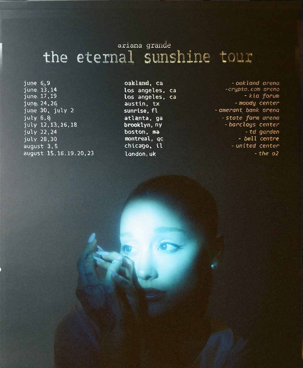 the eternal sunshine tour ariana grande