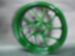 RRGS/JISO DIO 10 spokes green rim