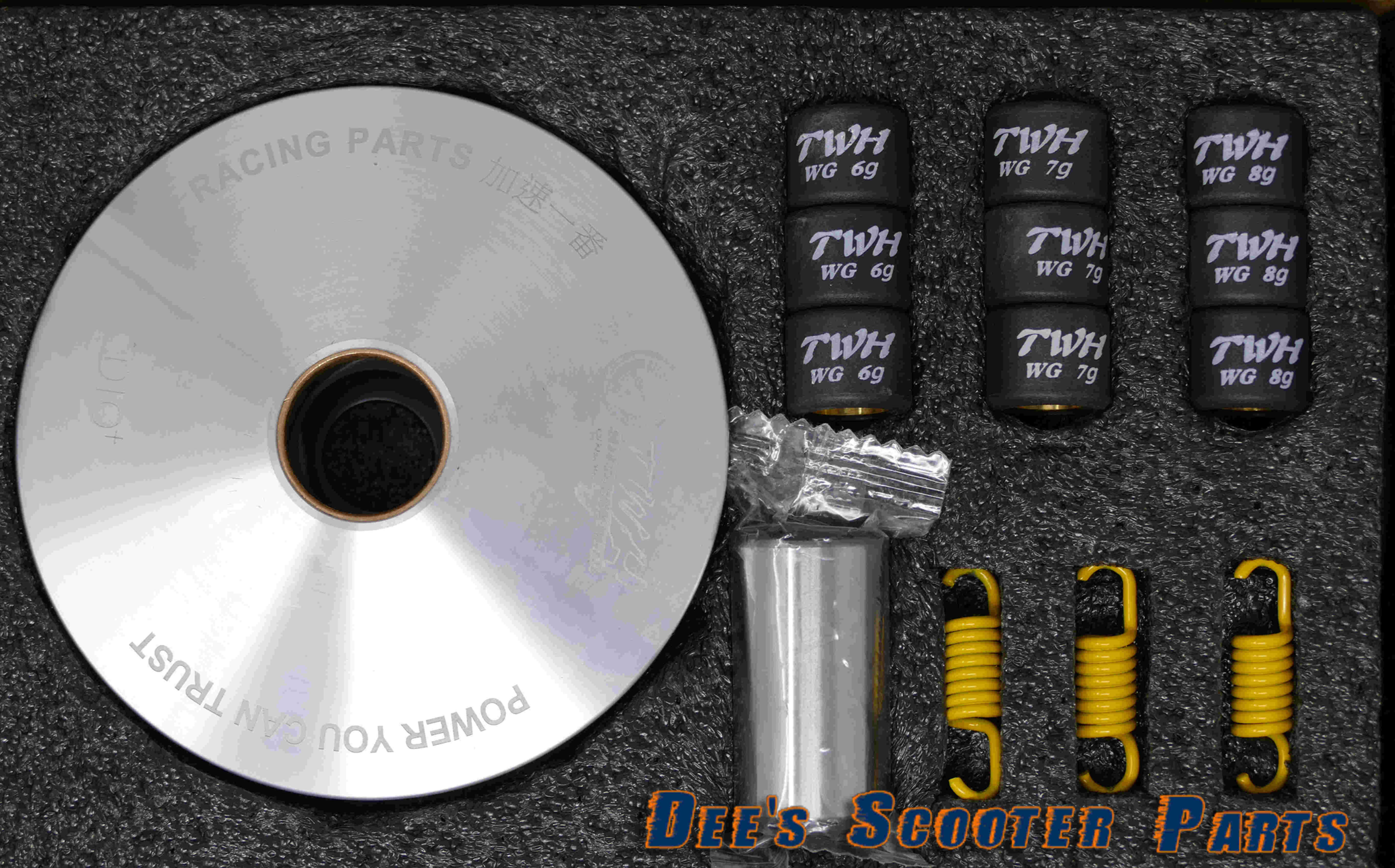 HONDA DIO AF18  89mm Pulley and Variator Kit TWH