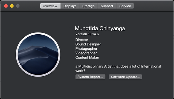 Mini Contact card for Munotida Chinyanga