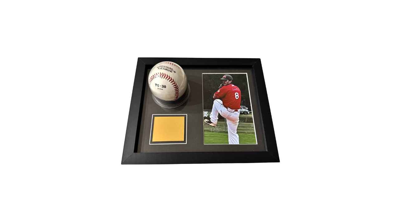 Baseball Display Frame 28cm x 23cm