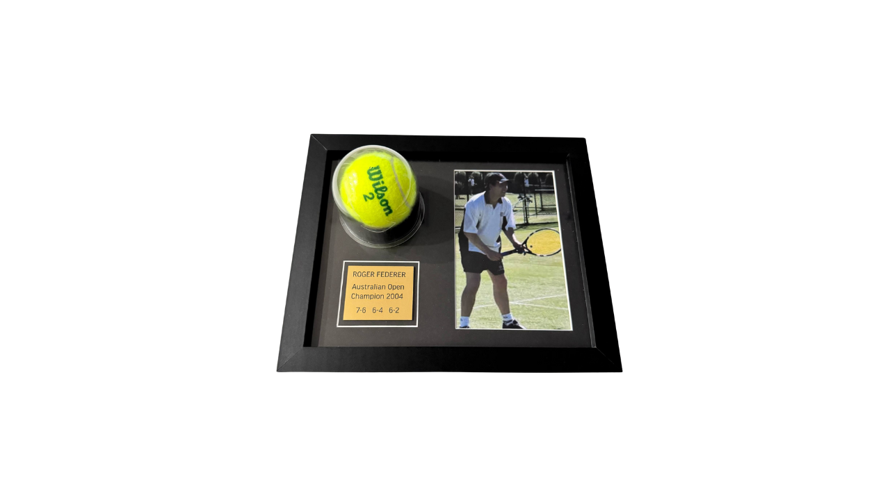 Tennis Ball Display Frame 28cm x 23cm