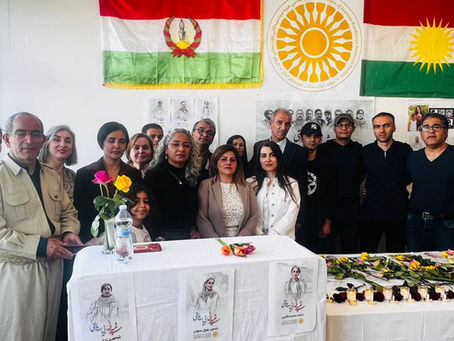 بەڕێوەچوونی ڕێوڕەسمی یادکردنەوەی گیان بەختکردوانی ڕێگای ئازادی، لە سویس