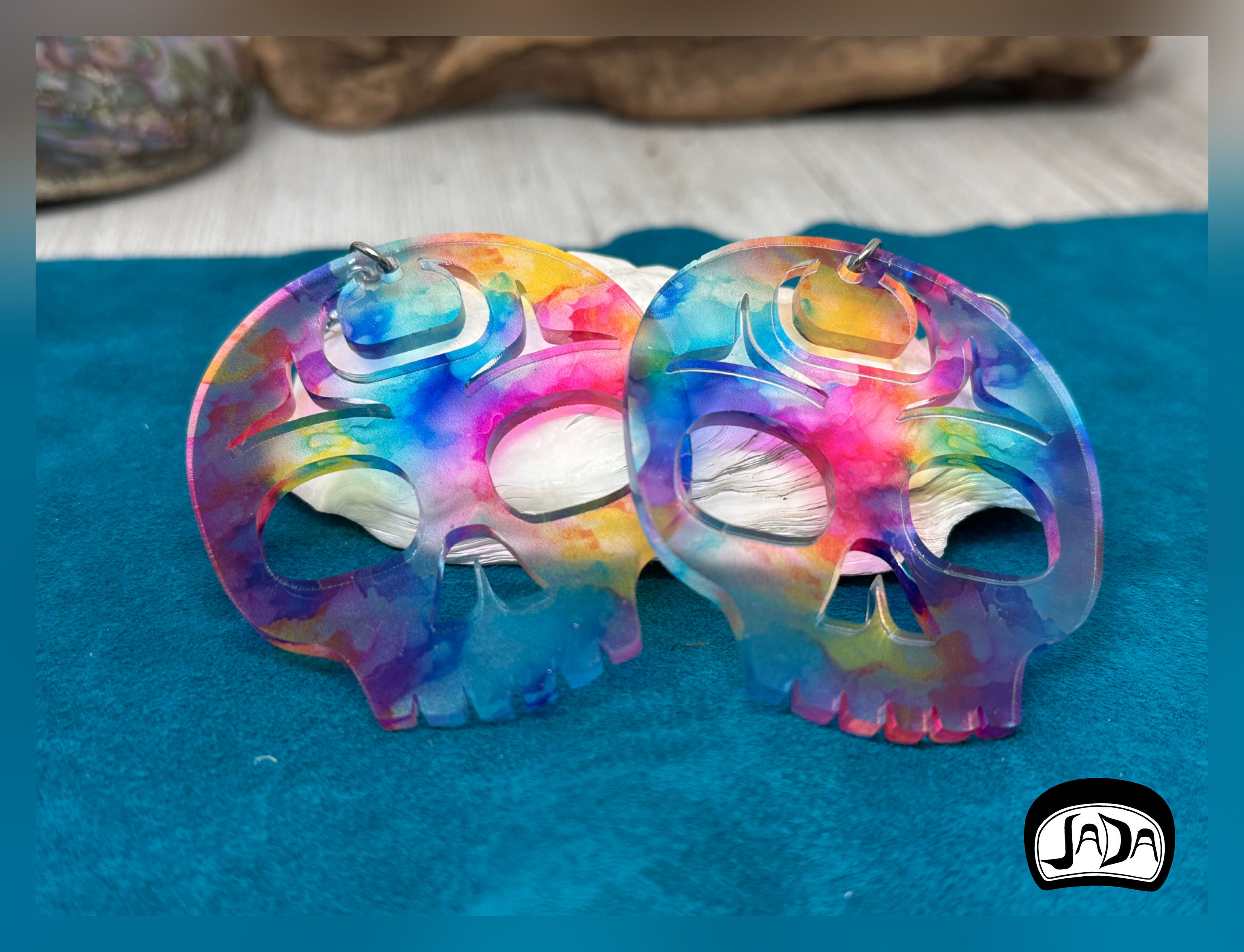 XL Skulls // Rainbow Tie-dye