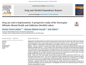 Ny artikkel: rus og residiv