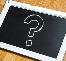 Chalk Board with queston mark