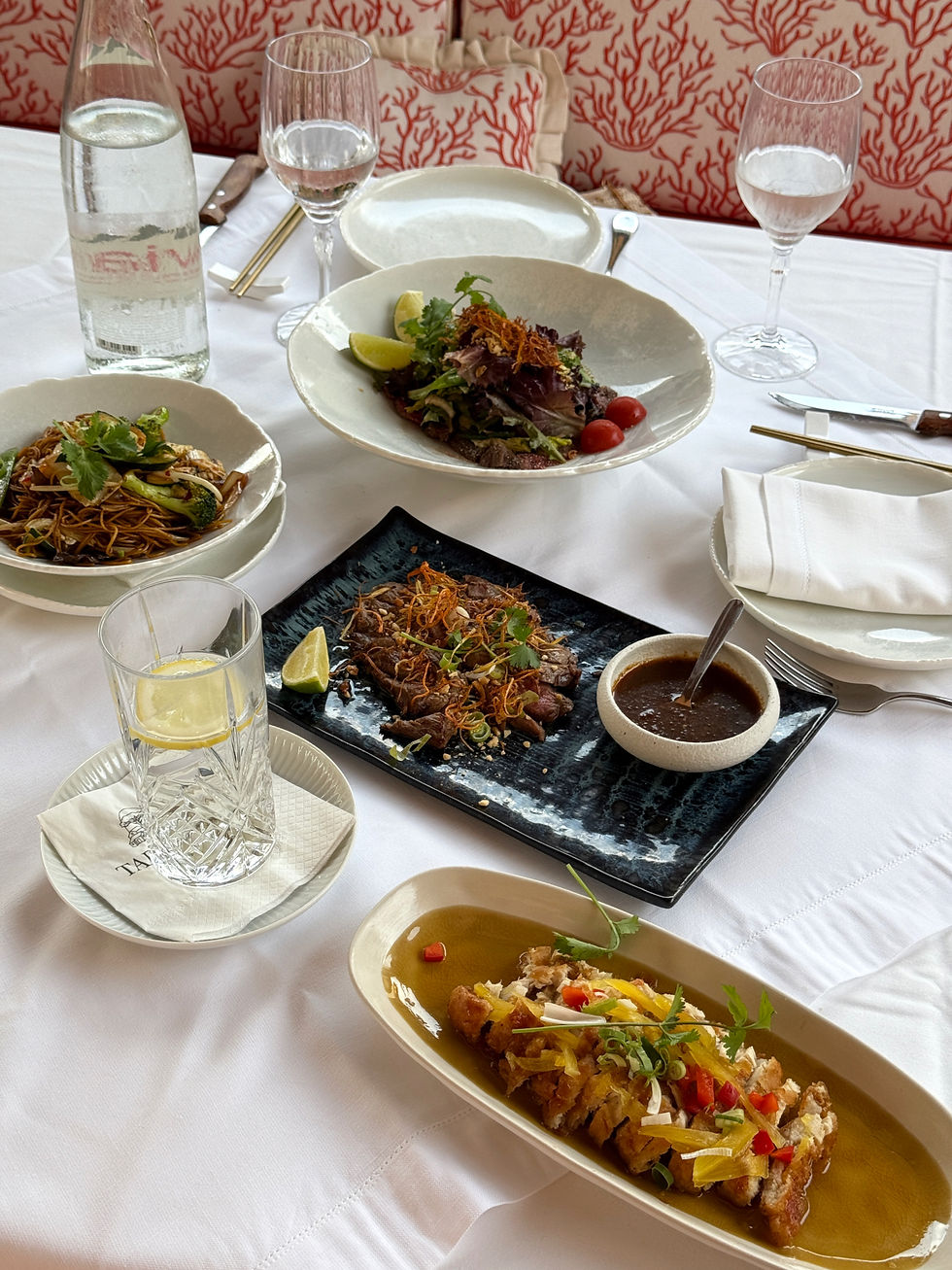 Asian Style Dinner at La Tartane