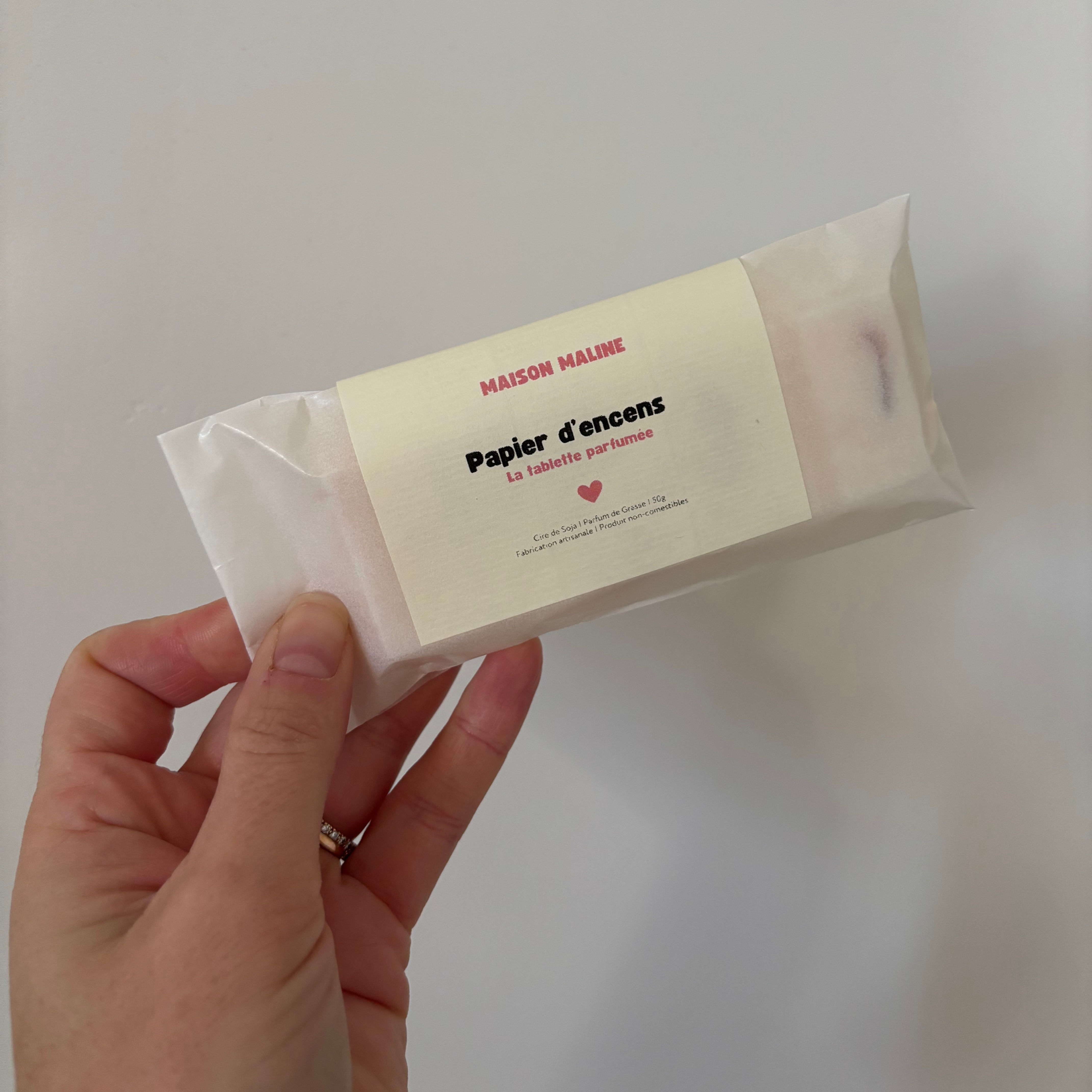 Tablette parfumée - Papier d'encens