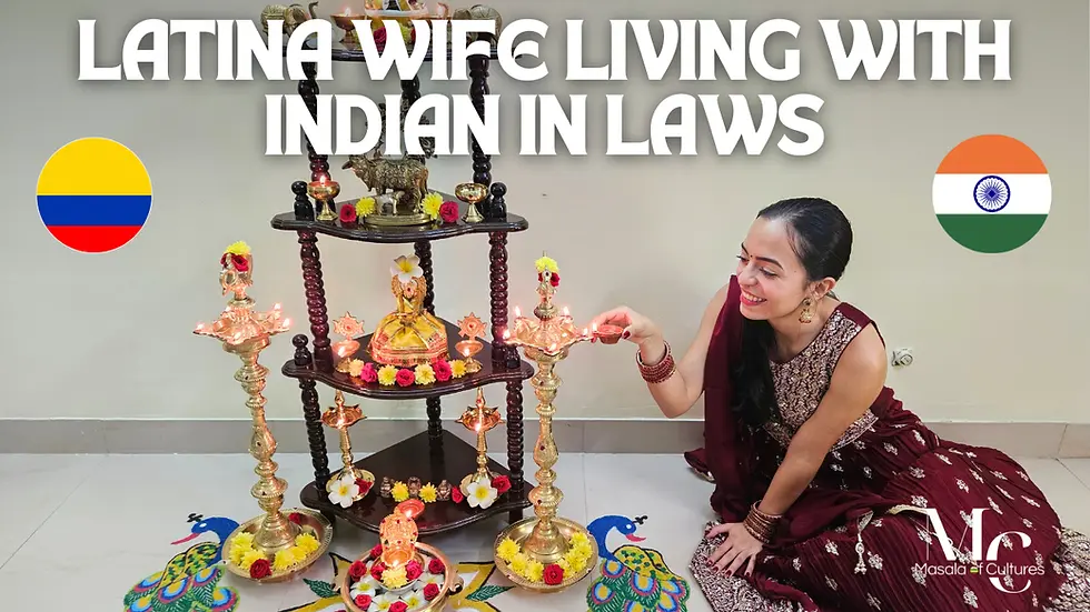 luisa lighting lamps during karthigai deepam