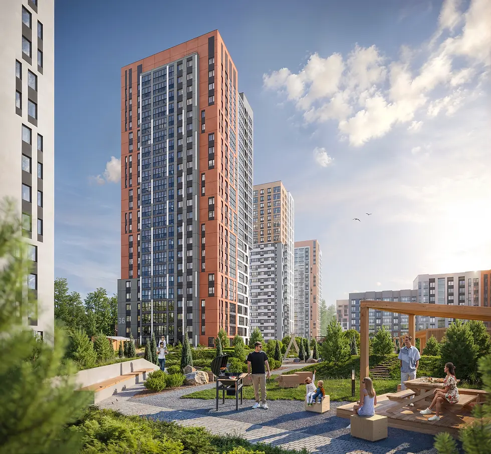 Building 7.35 & Building 7.36 – Second & Third residential block of the group