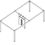Thumbnail: Kendo Series AG-KD-F-04B Office Desk - Functional and contemporary office desk with ample surface area, ideal for creating an efficient and comfortable work environment.