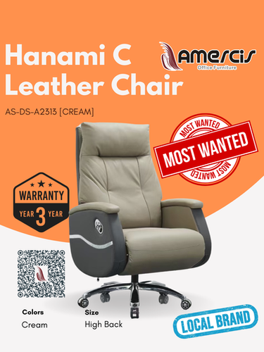 Hanami Series Scratch-Resistant Leather Chair | Amercis