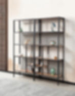 Sturdy Manor Display Racking from Amercis, offering a traditional and robust solution for showcasing products in retail spaces or offices in Singapore.