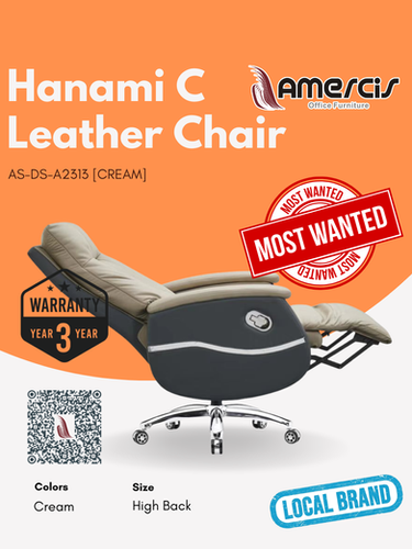Hanami Series Scratch-Resistant Leather Chair | Amercis