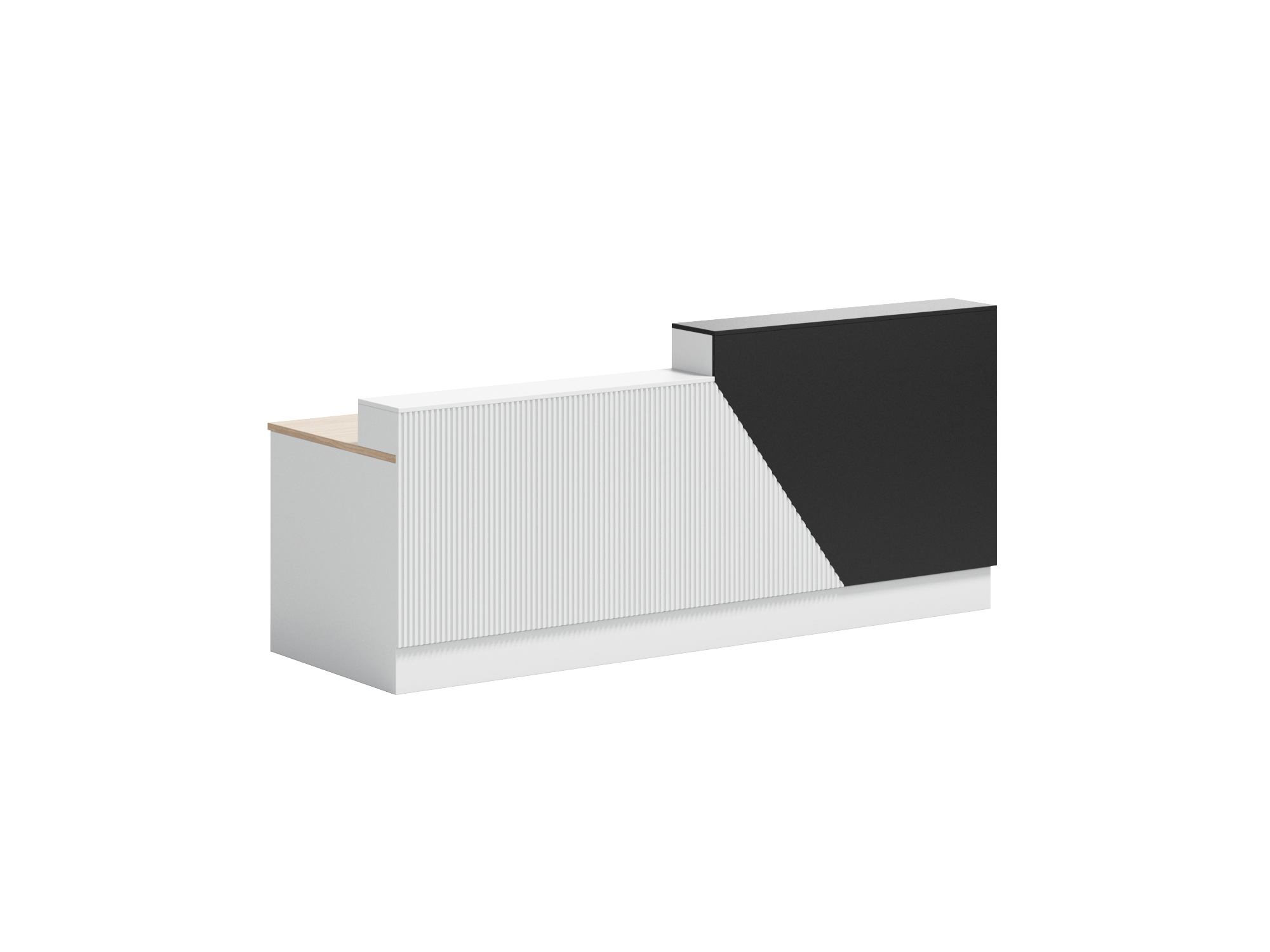 Elegant Duchess Series reception table from Amercis in Singapore, designed to create a welcoming and stylish focal point in office reception or waiting areas.